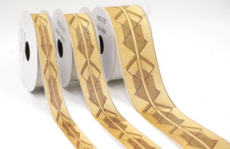 Rustikal Tribal Geometrisch Jacquardband_AI-KN